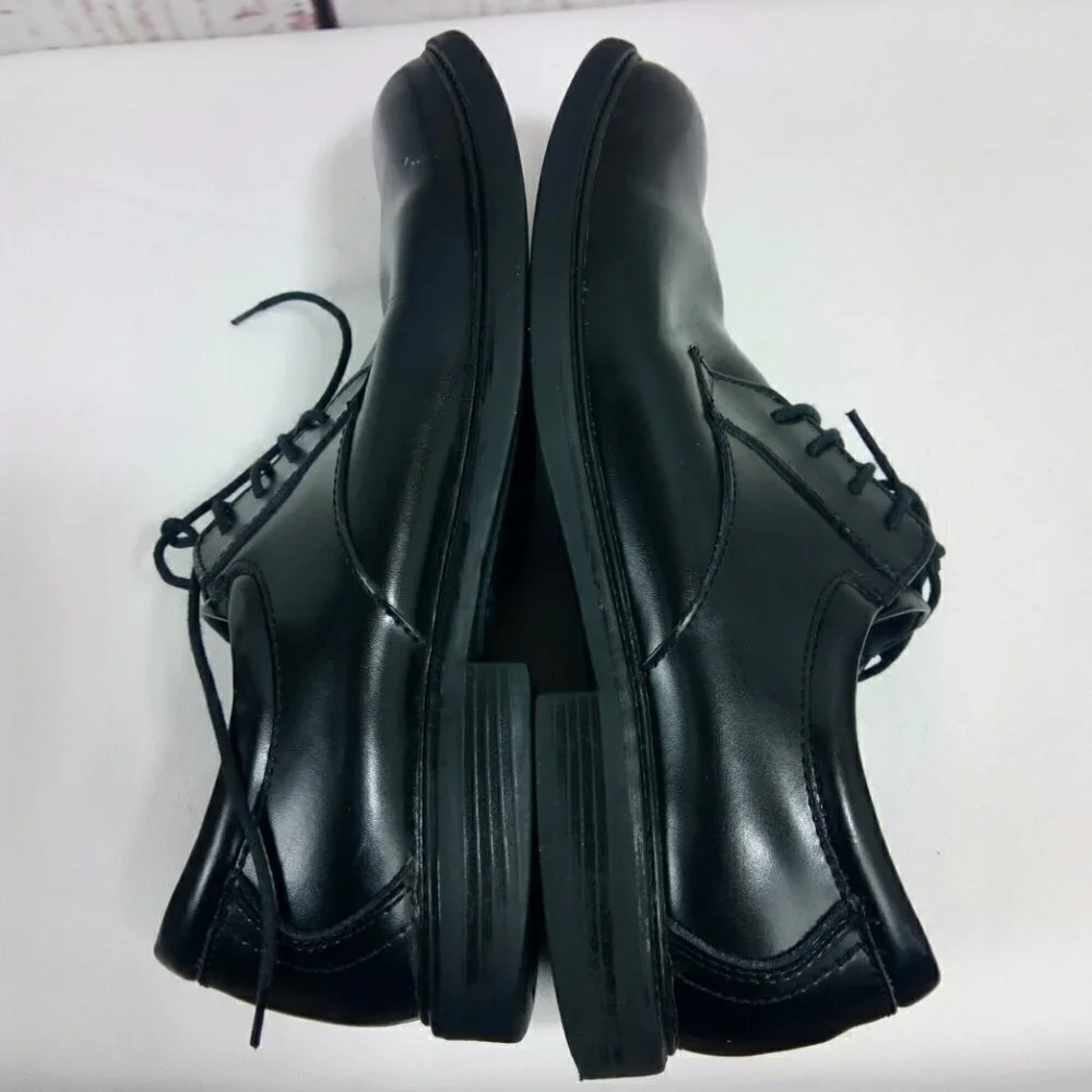 Nunn Bush Comfort Gel Black Leather Dress Shoes